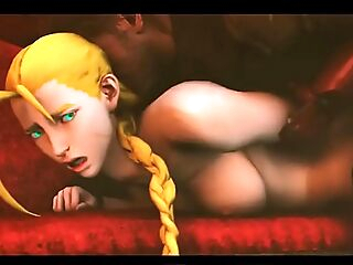 Cammy gets roughed up by Big Boss